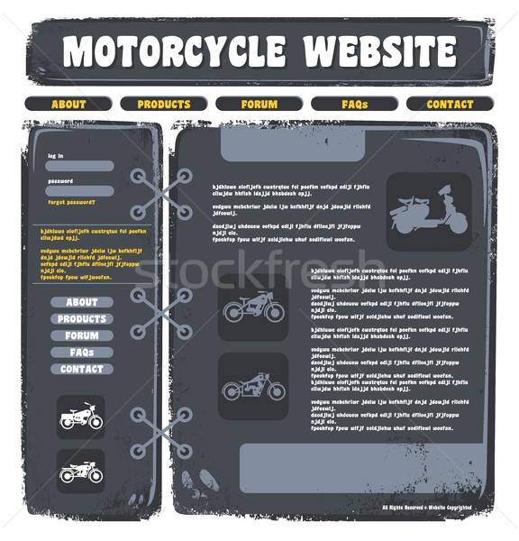 Stock photo: motorcycle theme art