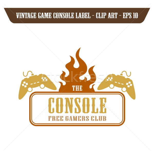 Stock photo: video game console theme