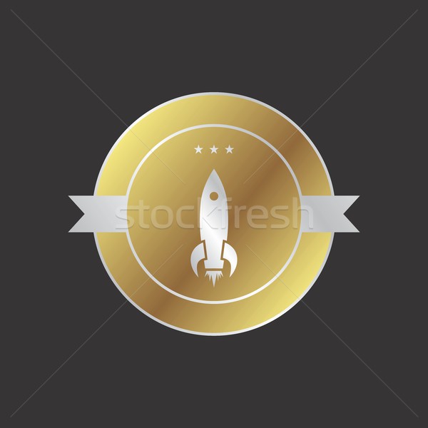 Spaţiu rachetă vector artă ilustrare semna Imagine de stoc © vector1st