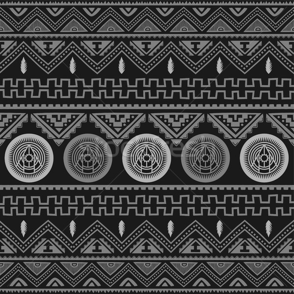 Fara sudura nativ model vector artă ilustrare Imagine de stoc © vector1st