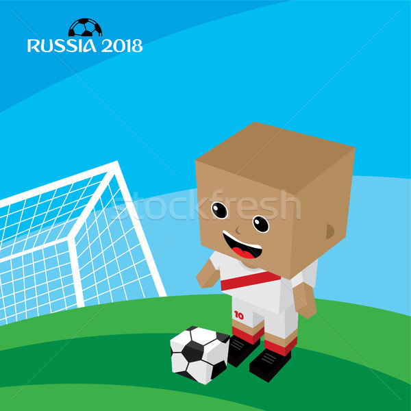 Grupo equipo Rusia torneo de fútbol vector arte Foto stock © vector1st