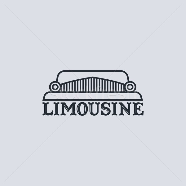 Limousine Service Vektor Grafik Kunst Illustration Stock foto © vector1st