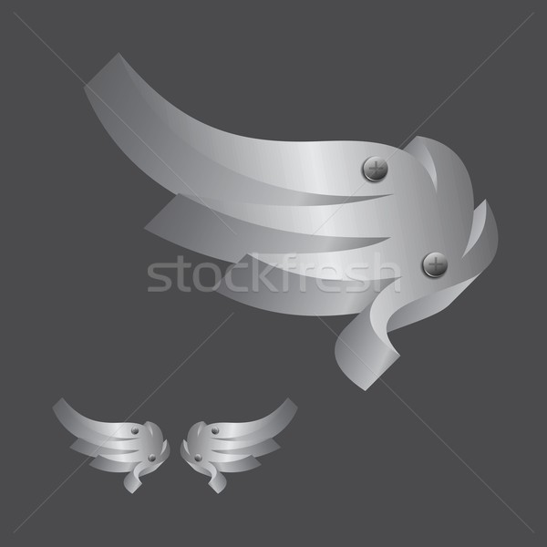 Ala arte vector gráfico diseno ilustración Foto stock © vector1st