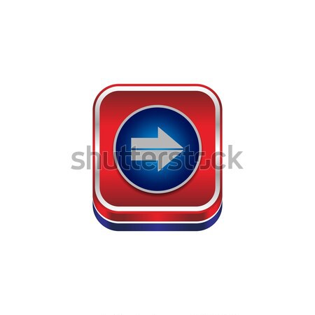 Arrow Symbol Taste Medien Vektor Grafik Stock foto © vector1st