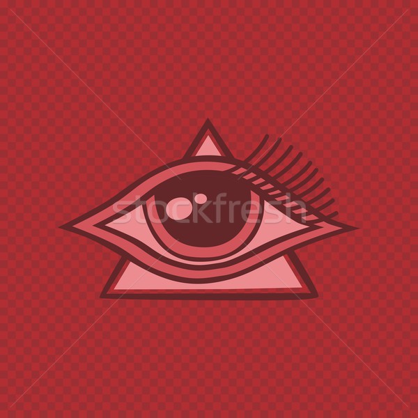 all seeing eye of horus Stock photo © vector1st