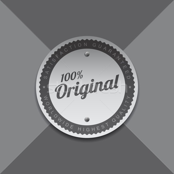 Label sticker vector grafische kunst Stockfoto © vector1st