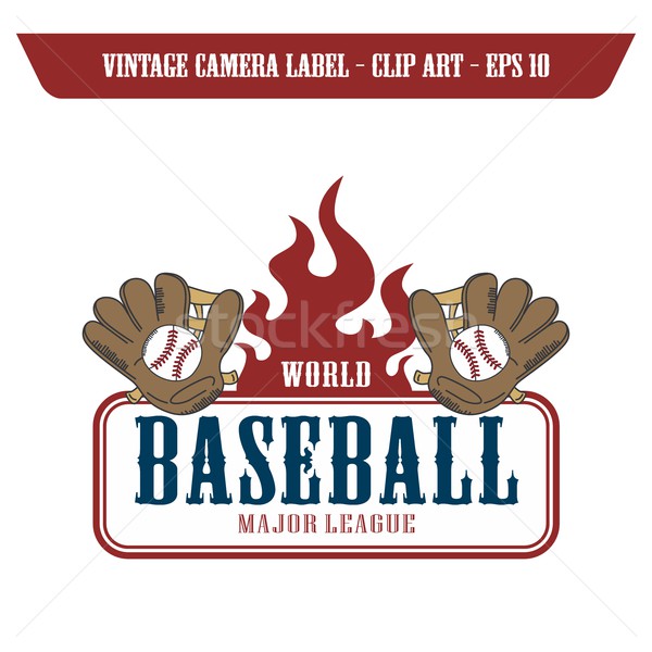 baseball theme Stock photo © vector1st