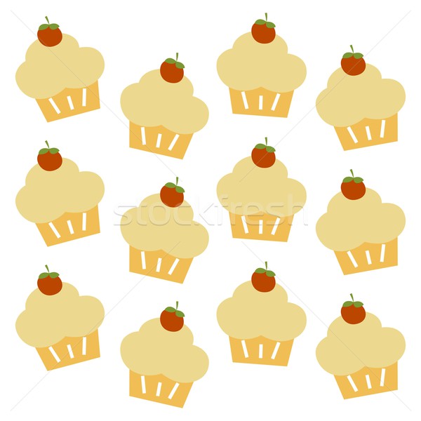 cupcake pattern Stock photo © vector1st