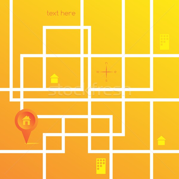 map icon locator Stock photo © vector1st