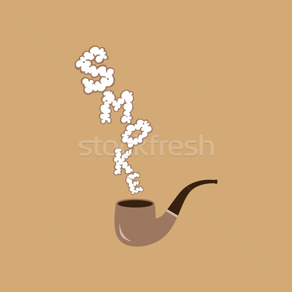 tobacco pipe Stock photo © vector1st