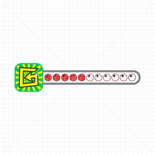 Juego elemento vector arte diseno gráfico Foto stock © vector1st