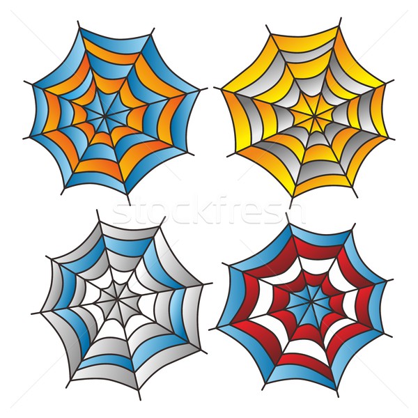 color spiderweb art Stock photo © vector1st