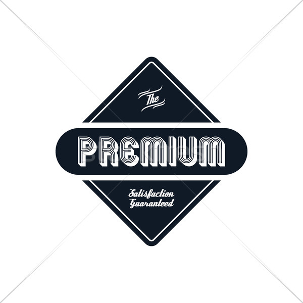 premium label vintage quality badge theme Stock photo © vector1st