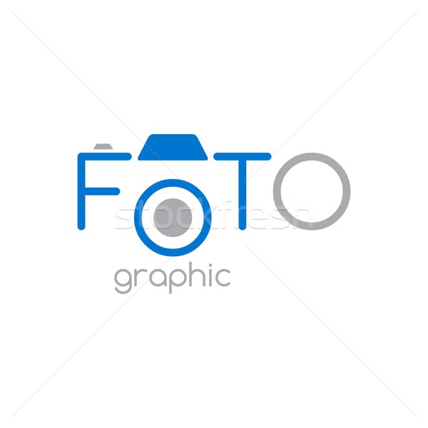 Kamera Vektor Grafik Kunst Design Illustration Stock foto © vector1st