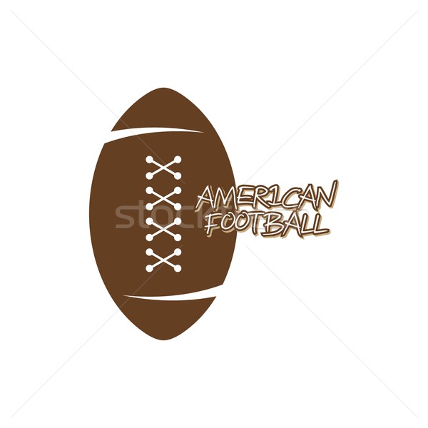 american football Stock photo © vector1st