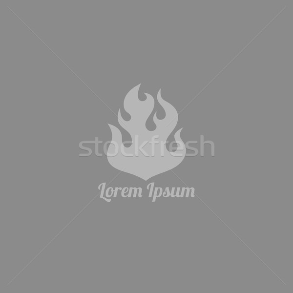 Hot brand vector grafische kunst illustratie Stockfoto © vector1st