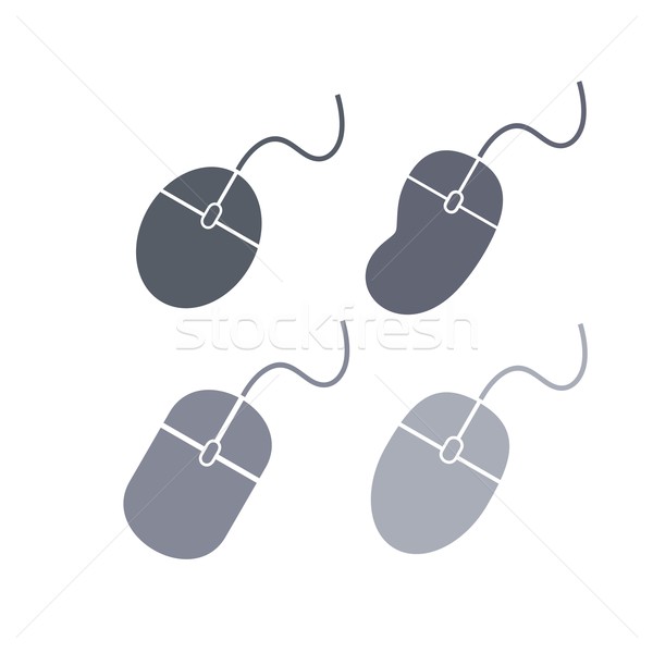 Mouse del computer vettore arte grafica illustrazione business Foto d'archivio © vector1st