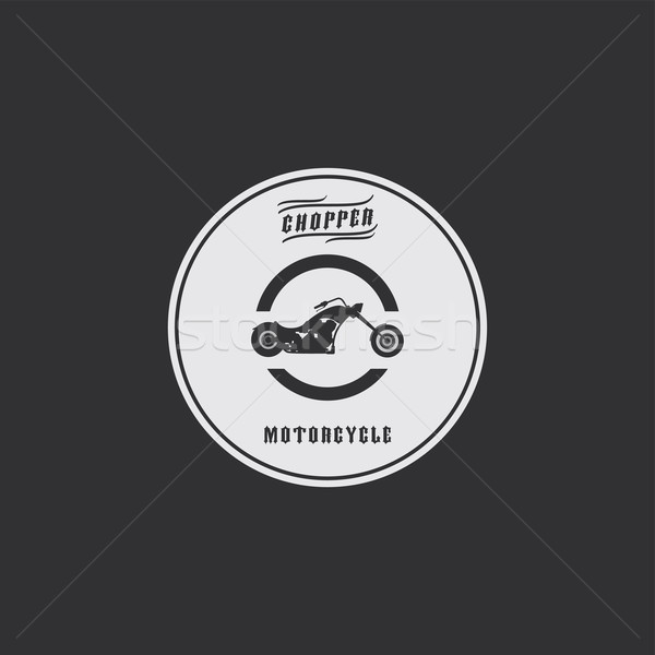 chopper motorcycle Stock photo © vector1st