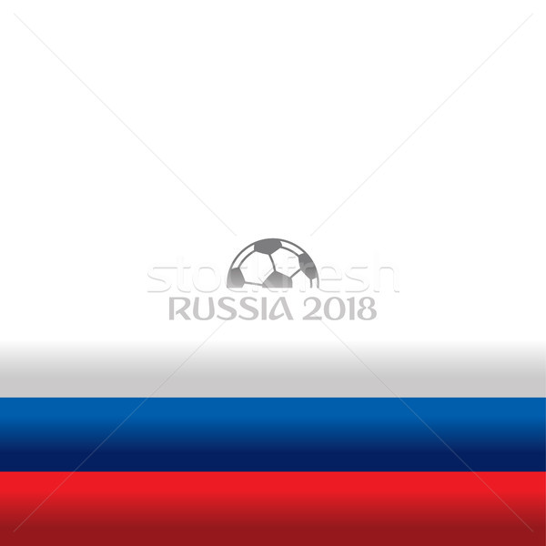 Rusya futbol turnuvası vektör sanat örnek dünya Stok fotoğraf © vector1st