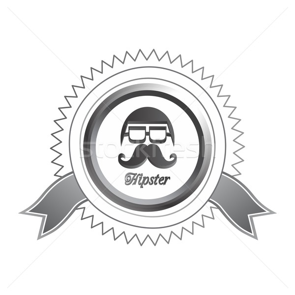 whiskers mustache guy avatar Stock photo © vector1st