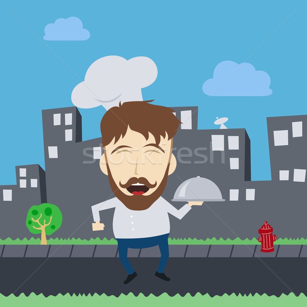 master chef cartoon Stock photo © vector1st