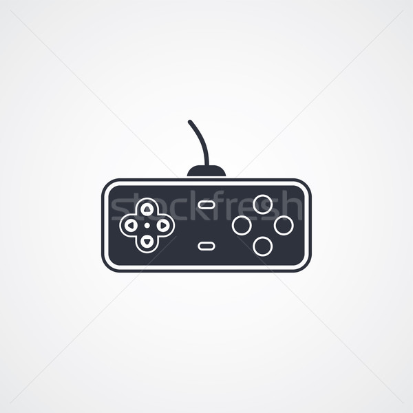 Gioco consolare joystick vettore arte illustrazione Foto d'archivio © vector1st
