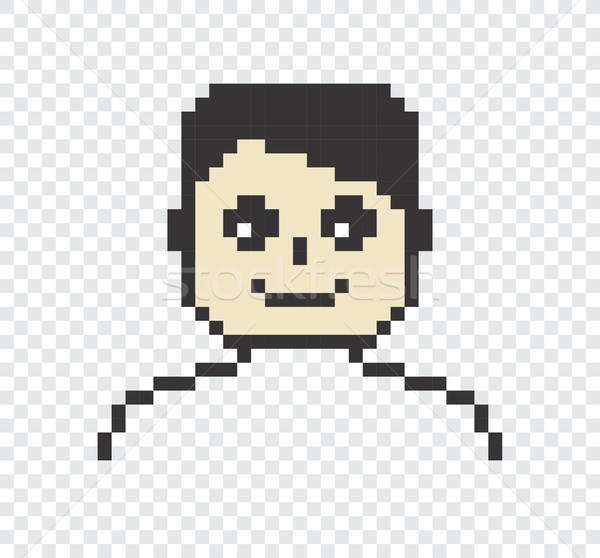 Pixel uomo arte vettore grafica design Foto d'archivio © vector1st