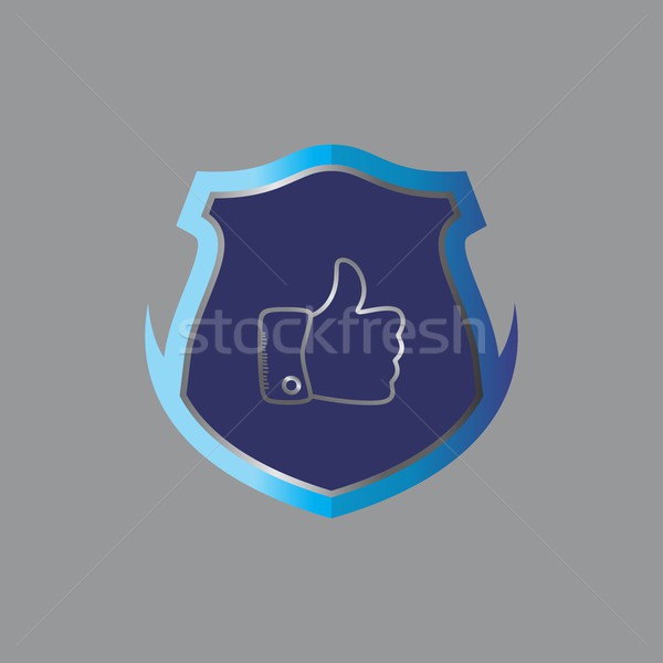 insignia theme shield Stock photo © vector1st
