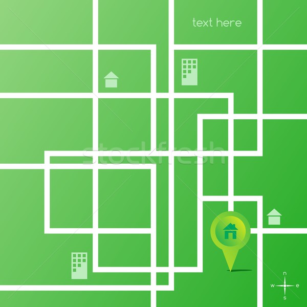 map icon locator Stock photo © vector1st