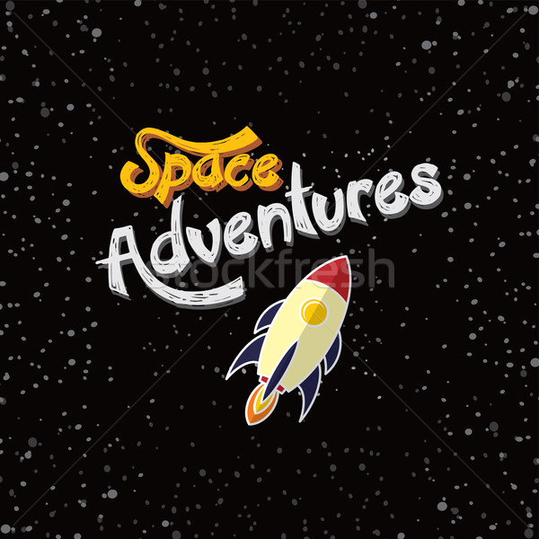 rocket ship launch Stock photo © vector1st