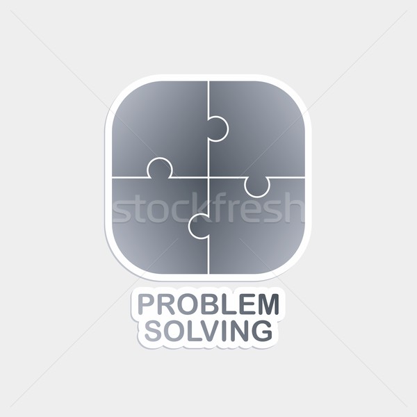 Stock photo: problem solving