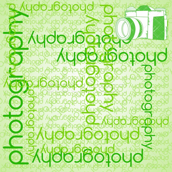 Kamera editierbar Vektor Grafik Kunst Design Stock foto © vector1st