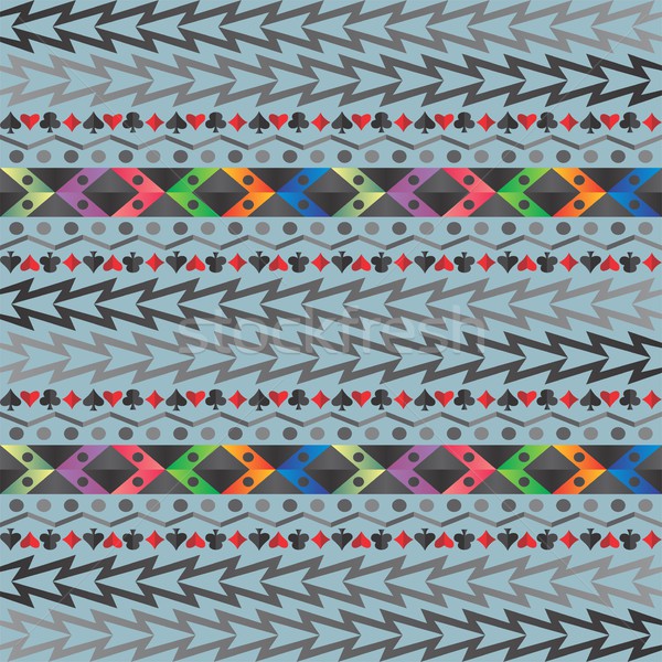 Pattern arte vettore grafica design illustrazione Foto d'archivio © vector1st