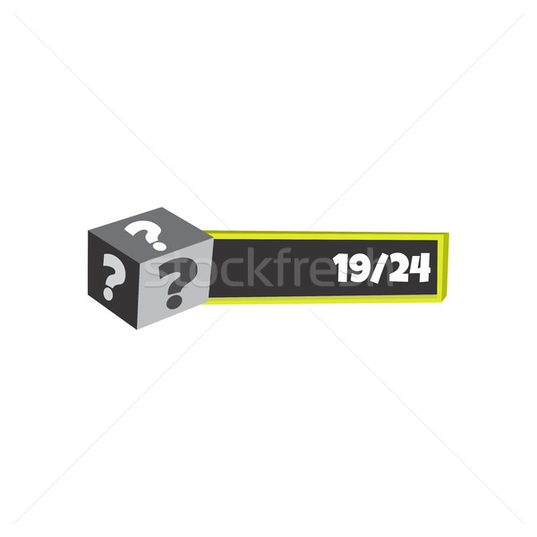 Juego elemento vector arte diseno gráfico Foto stock © vector1st