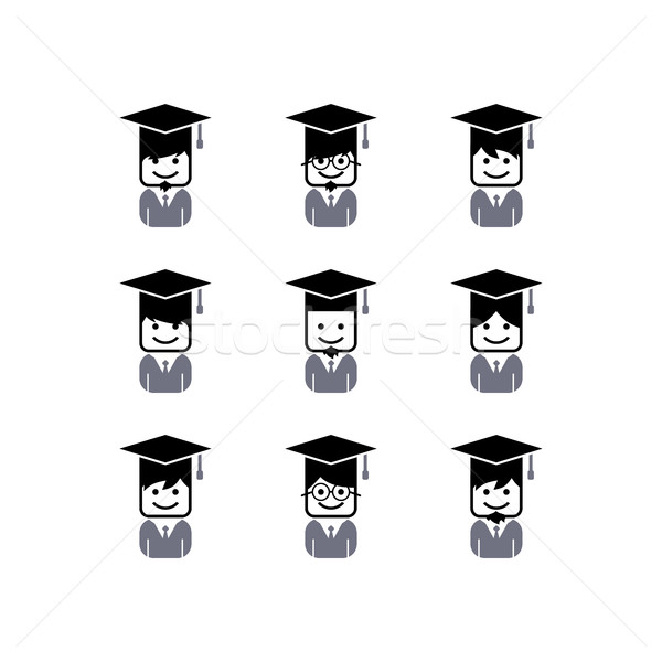 academic college student avatar Stock photo © vector1st