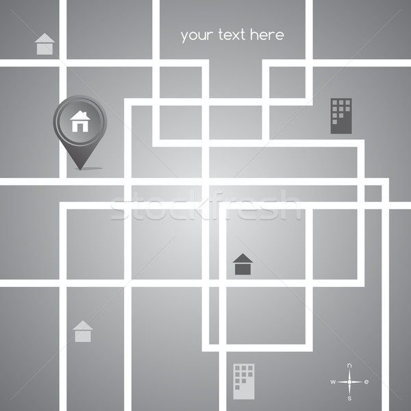 map icon locator Stock photo © vector1st