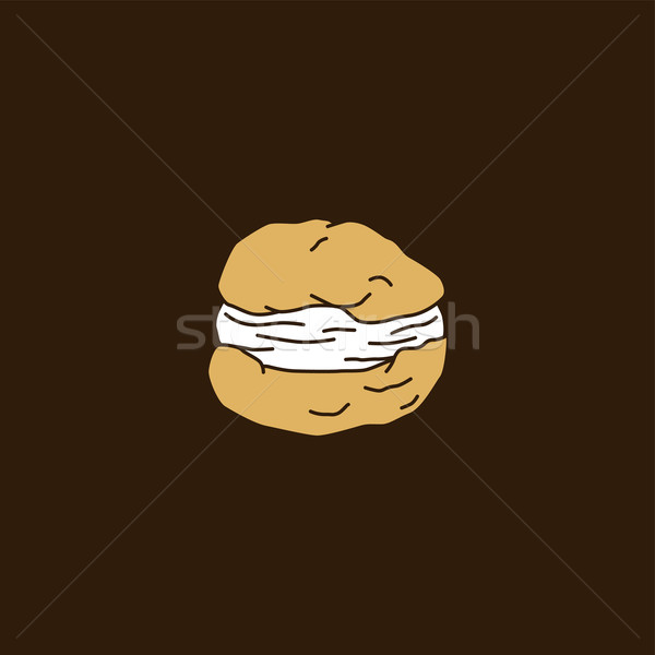 choux pastry cream puff Stock photo © vector1st