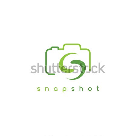 Stock photo: photography logotype S letter theme