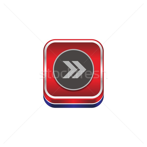 arrow icon button Stock photo © vector1st
