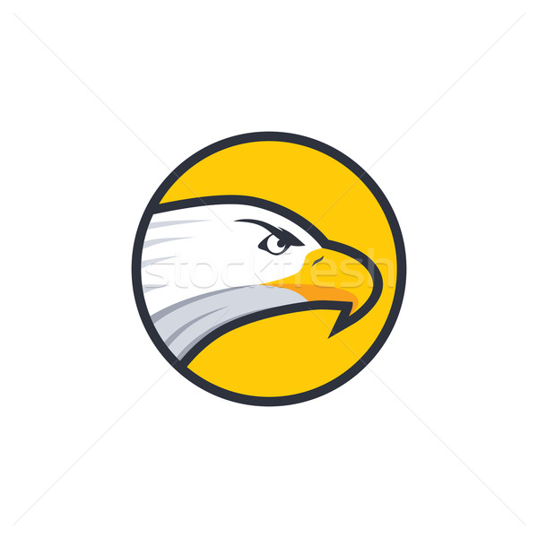 bold eagle template Stock photo © vector1st