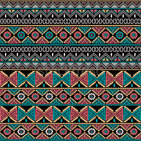 Tubylec etnicznych wektora sztuki ilustracja Zdjęcia stock © vector1st