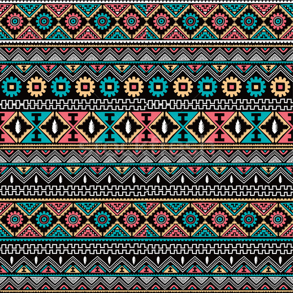 Nativo etnica vettore arte illustrazione Foto d'archivio © vector1st