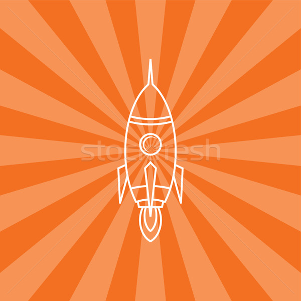 rocket ship launch Stock photo © vector1st