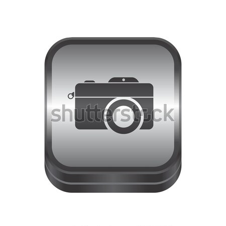 Icon knop vector grafische kunst ontwerp Stockfoto © vector1st
