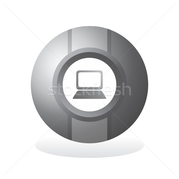 button icon art theme Stock photo © vector1st