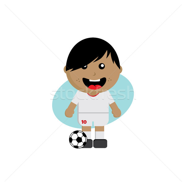 Grupo equipo torneo de fútbol Rusia vector arte Foto stock © vector1st