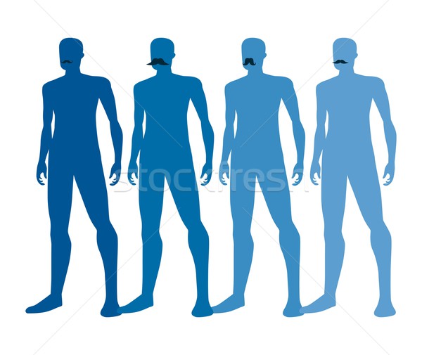 whiskers mustache guy avatar Stock photo © vector1st