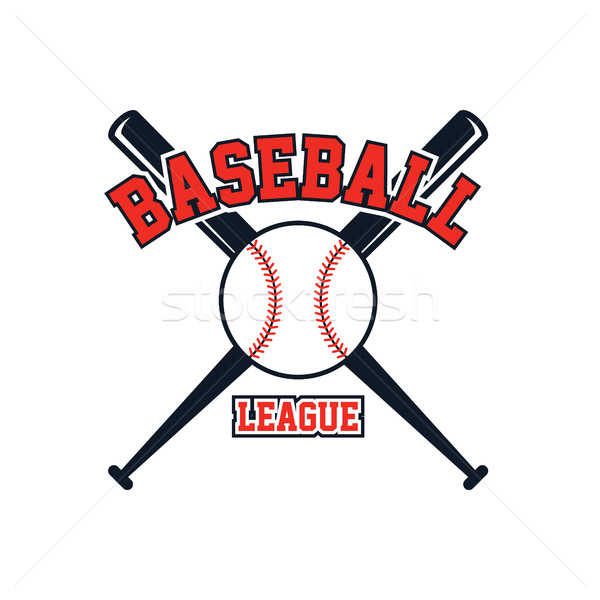 Baseball liga sportu wektora sztuki ilustracja Zdjęcia stock © vector1st