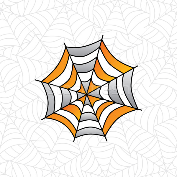 Stock foto: Farbenreich · Spinnennetz · Kunst · Vektor · Illustration · Design