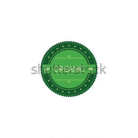 fresh eco friendly green theme label Stock photo © vector1st